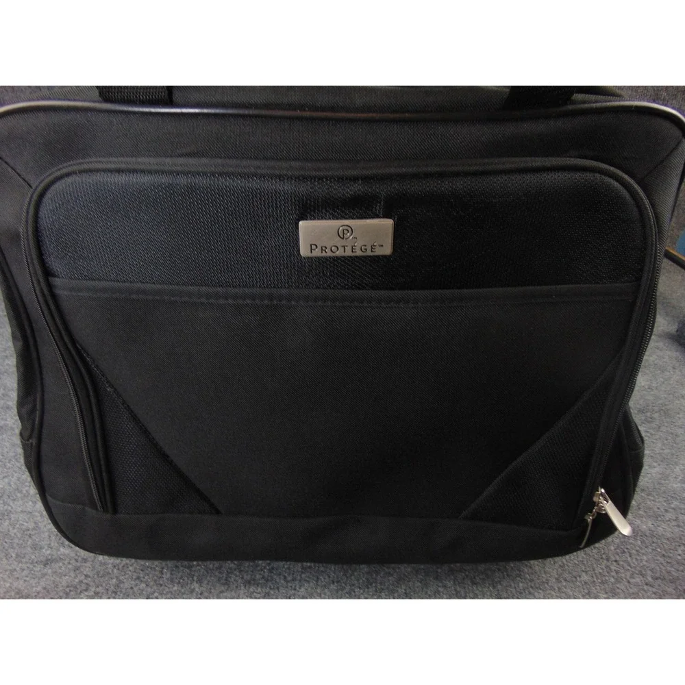 Protege Rolling Underseat Bag Mens Black Solid Travel Carry On Luggage 7117010
